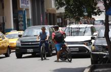 Ciclistas guayaquileños