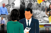 Rostros de personas que participan o mencionan en chats de Caso Encuentro