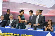 DIANA ATAMAINT y Daniel Noboa