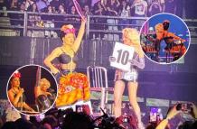 Show de Madonna con Salma Hayek