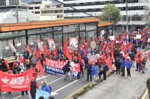 Este miércoles 1 de mayo se realizan las marchas por el Día Internacional del Trabajador en distintas ciudades del Ecuador.