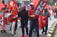 Organizaciones de trabajadores y sindicatos realizarán tres marchas por el 1 de mayo en Quito.