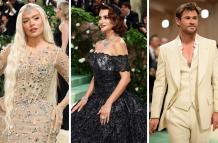 Karol G, Penélope Cruz y Chris Hemsworth con sus atuendos en la Met Gala 2024.