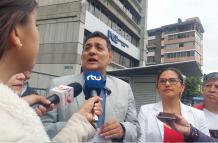 Uno de los voceros de Unidad Popular