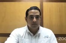 Ronny Aleaga fue la sorpresa durante la comparecencia de la fiscal Diana Salazar.