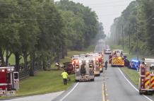 8 muertos y 40 heridos, tras choque en Florida