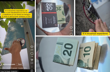 Dinero y stickers