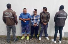 Los detenidos tienen un amplio historial delictivo.