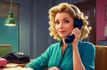 Mujer al teléfono