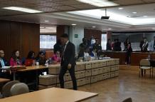 La audiencia se ha instalado en la Corte Nacional de Justicia.