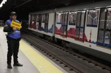 Metro vandalizado