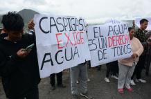 Caspigasí protesta