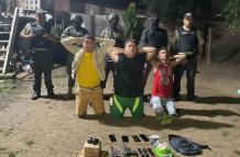 Detención de presuntos Choneros en Manabí