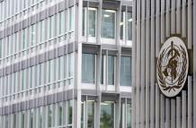 El edificio de la Organización Mundial de la Salud en Ginebra, Suiza, el 27 de abril de 2009.