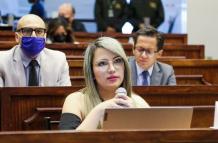 Priscila Schettini dijo que no borrará los mensajes en su cuenta de redes sociales contra Diana Salazar, como dispone la sentencia del TCE.