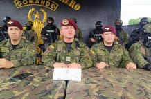 Rueda de prensa tras detención de alias Boris