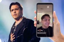 Christian Nodal reacciona sobre el falso rumor de bomba en Machala.