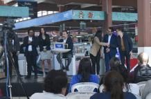 Las siete nuevas autoridades fueron presentadas durante el enlace Frecuencia Quiteña