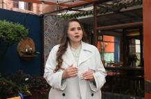 Viviana Zambrano, presidenta de la Comisión Ocasional que investiga el asesinato de Fernando Villavicencio.