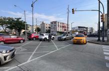 Los cortes de luz afectan el tránsito en Guayaquil.