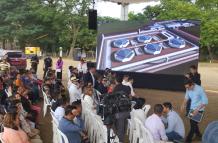Ceremonia de construcción de la primera cárcel de máxima seguridad por Daniel Noboa