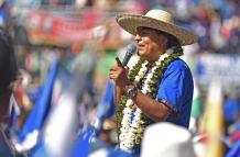 Evo Morales - protesta