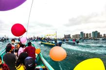 pescadorea y el desfile náutico