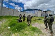 En la revisión realizada por personal especializado de la Brigada Patria.