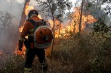Incendio en Pantanal Brasil