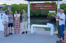 Nuevo muelle en Galápagos