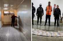 La droga fue incautada en Progreso, Guayas.