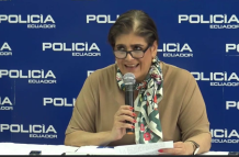 Mónica Palencia, ministra del Interior.