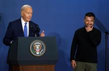 Joe Biden Volodímir Zelenski Estados Unidos Ucrania