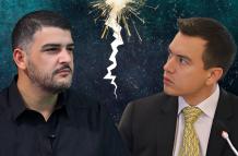 Daniel Noboa y Aquiles Álvarez