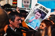 Manifestación en Buenos Aires por el retorno de Loan, niño desaparecido hace casi un mes