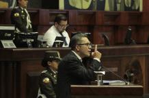 Wilman Terán en la Asamblea