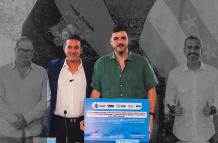José Franco, gerente de la ATM y Aquiles Álvarez, alcalde de Guayaquil