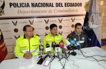 Policía presenta informe sobre la desarticulación de una presunta banda delictiva.