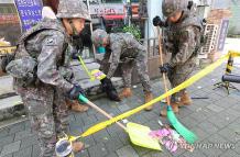 Globos de basura en Corea del Sur
