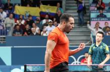 El ecuatoriano Alberto Miño durante su competencia de este sábado.
