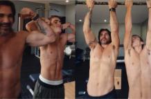 Juanes y su hijo Dante