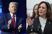 Harris y Trump se embarcan en un maratón en estados claves con las encuestas empatadas