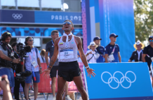 Daniel Pintado tras ganar el oro en los Juegos Olímpicos.