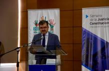 Figura. Alí Lozada es el presidente de la Corte Constitucional.