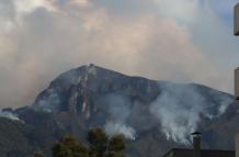 Incendio laderas del Pichincha