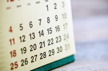 Referencial. Calendario de feriados.