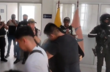 Los responsables fueron capturados por miembros de la Policía.