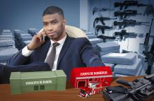 Ilustración relacionada con una presunta red criminal que operaba en Durán