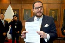 Alejandro Muñoz, secretario de la Asamblea Nacional