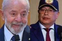 Luiz Inácio Lula da Silva y Gustavo Petro